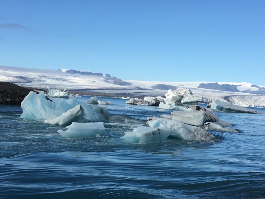 Eisbrocken vor Island