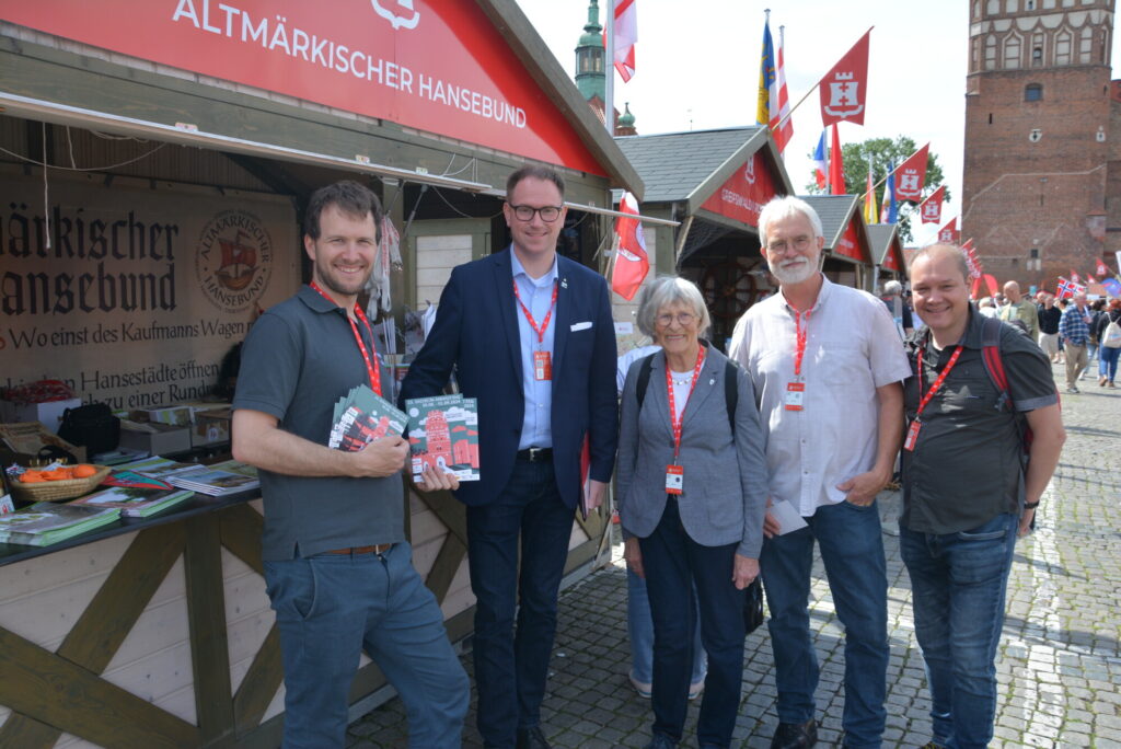 Informationen am Stand der Altmärkischen Hanse